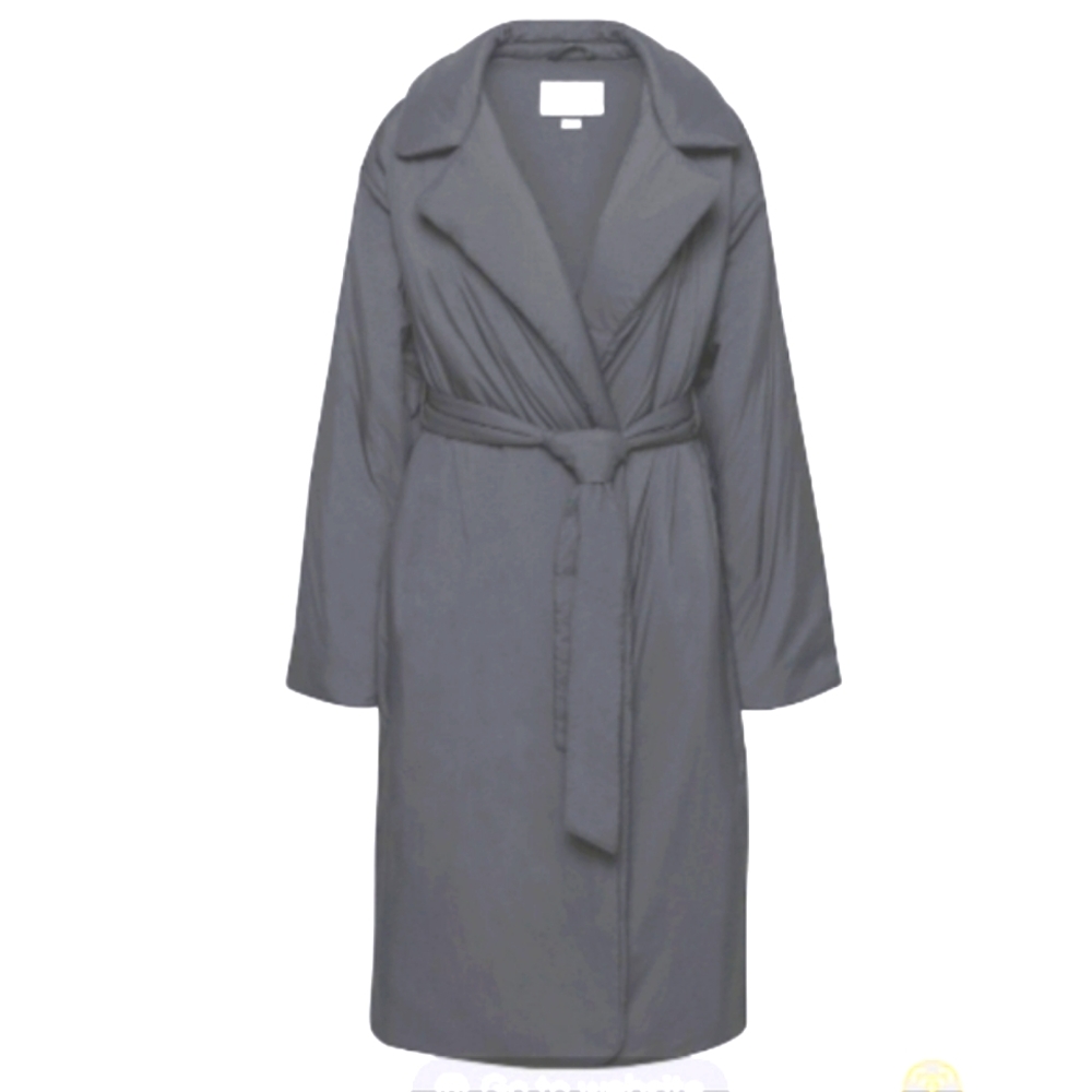 Babaton Gray Puffer Coat